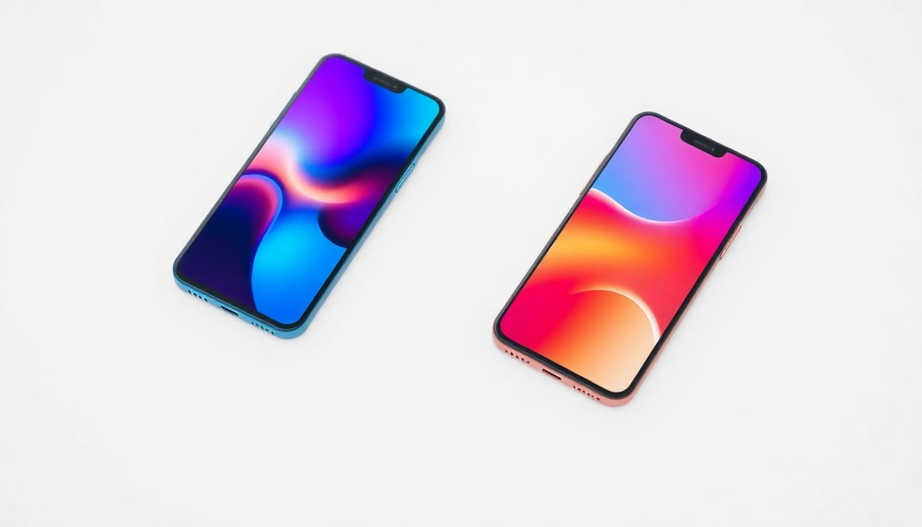 A new high-quality smartphone with sleek design and vibrant colors. A new high-quality smartphone with sleek design and vibrant colors.